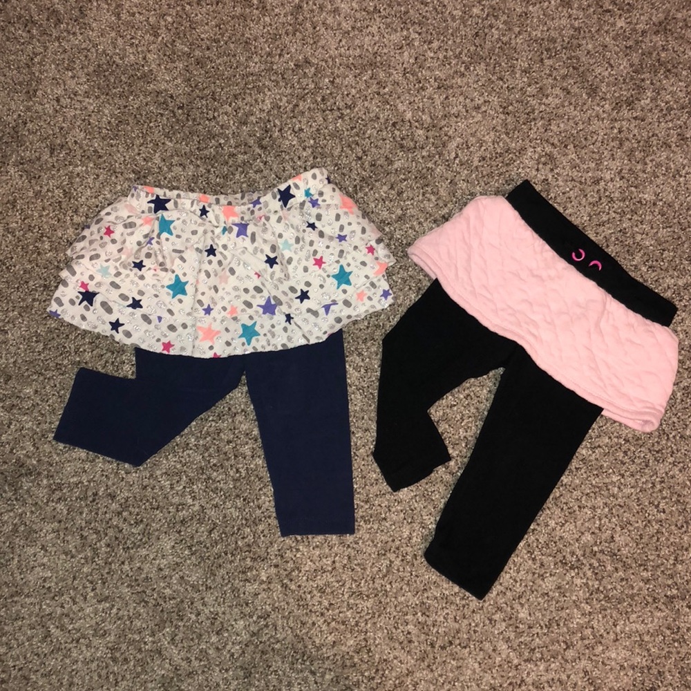 12 M cat & jack skirt-pants (set of 2)